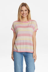 Numph Darlene Pullover - Flamingo Pink